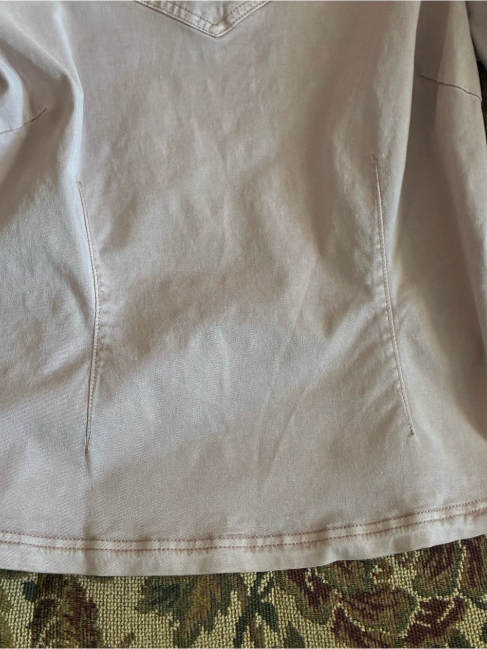 Universal Thread Dusty Pink/Mauve Puff-Sleeve Cotton Top XL - Picture 3 of 12